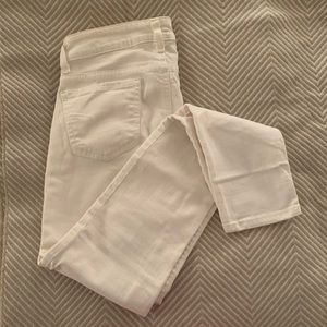 American Eagle Stretch White Skinny Jean